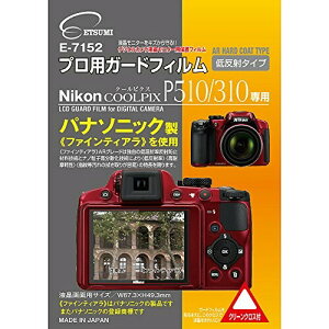 ETSUMI վݸե ץѥɥեAR Nikon COOLPIX P510/P310 E-7152