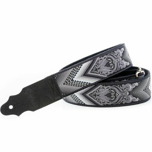 (RightOn STRAPS) ライトオンストラップス ギター・ベース用ストラップ 5cm巾 90〜150cm ARROW BLACK