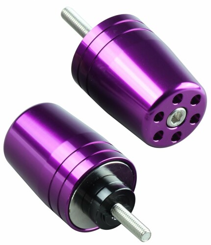 ポッシュフェイス(POSH FAITH) バイク用品 ハンドルバーエンド ウルトラヘビー ホンダ/スズキ純正ハンドル用 M6タイプ CB1300SF/SB | CB400SFなど ブルーベリー 031979-05-10