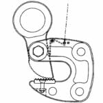 Rakuten - スーパー 形鋼クランプ（HLC−S）用カム HLCT2S