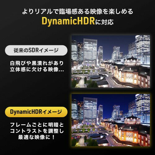 ホーリック 光ファイバー 8KPremium ウルトラハイスピードHDMIケーブル 10m 8K/60p...