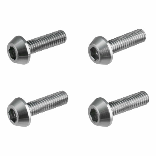ディーアールシー(DRC) アルミテーパーボルト M6x20mm 4個入り チタンカラー ダートフリーク DIRTFREAK F7740