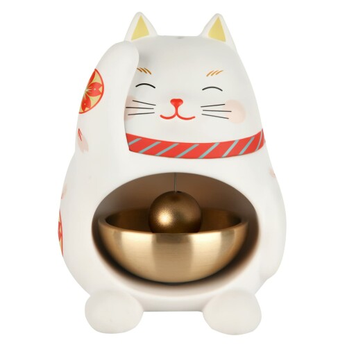 Dopamine Artsの招き猫は非電動、磁力吸着ドア鈴であり、小さくてかわいい猫を冷蔵庫に貼り付けることもできます。開業祝い、引越し祝い、癒し系のプレゼントに最適です(Small)