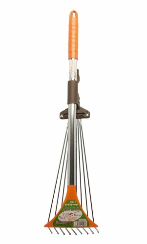 浅香工業 金象印 スライドガーデンレーキ 小