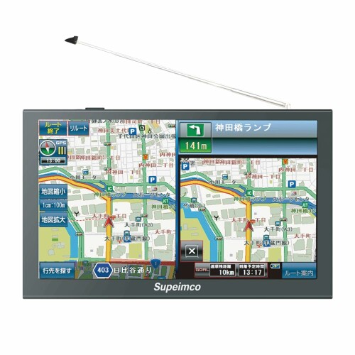 カーナビ9インチ ポータブル カーナビ カーナビ+1Seg DTV 8G/256M OpenStreetMap製地図/オービス警告/詳細な地図表示/準天頂衛星QZSS+GPS高精度測位/SBAS/WAAS星基?化/安全運転アシスト/静電式タッチパネル/車用ナビ 車載GPS ゲル吸盤式車載用スタンド 12V/24V車対応 (9インチ準天頂(1seg機能搭載)) 【2026年最新地図・約3356万件住所データ収録】 2026年OpenStreetMap地図データ収録(4GB)。最新の主要道路情報を新たに収録。約3356万件の住所データで観光名所などを検索、目的地に設定が可能。 【3D表示による高い視認性・7インチ大型ディスプレイ搭載】立体的な3D表示により、道路の状況や交差点の構造が一層わかりやすくなっています。また見やすい詳細な地図と交通情報が一目で分かる大型7インチディスプレイ搭載ですので、より快適なナビ案内をサポートします。 【オービス案内・昼夜画面切替・文字サイズの変更】登録されているオービス設置ポイントに近づくとアイコン表示と音声で案内します。「自動切替」に設定すれば、時刻によって昼・夜画面を自動的に切替ます。地図の縮尺変更とは別に地名や交差点位置などの文字サイズを3段階から選択可能です。 【トンネルアシスト機能搭載、長距離ドライブも安心】GPS信号が届かないトンネル内でも自車アイコンを仮想表示させる長距離ドライブでは必須の補助機能です。トンネル内でも滞りなくナビが作動するトンネルアシスト機能です。 【ワンセグテレビ・SDカードのメディア再生対応】広範囲で安定受信可能なワンセグチューナーを搭載しており、地上デジタル放送視聴を楽しめます。また、SDカードに保存した、動画や音楽、写真のメディアの再生も可能です。 ロングドライブでも車内を快適に過ごせます。 ※SDカード付属されていません。 【全数検査+1年間保証】日本では全数検査が行って、安心、安全に利用できます。万が一商品不具合がございましたら、迅速的に修理や交換などを行えるので、弊社までお気軽にご連絡ください。必ず最善を尽くし、迅速に保証サービスをご対応いたします。 商品コード34082274572商品名カーナビ9インチ ポータブル カーナビ カーナビ+1Seg DTV 8G/256M OpenStreetMap製地図/オービス警告/詳細な地図表示/準天頂衛星QZSS+GPS高精度測位/SBAS/WAAS星基?化/安全運転アシスト/静電式タッチパネル/車用ナビ 車載GPS ゲル吸盤式車載用スタンド 12V/24V車対応 (9インチ準天頂(1seg機能搭載))型番PNDカラーブラック※他モールでも併売しているため、タイミングによって在庫切れの可能性がございます。その際は、別途ご連絡させていただきます。※他モールでも併売しているため、タイミングによって在庫切れの可能性がございます。その際は、別途ご連絡させていただきます。