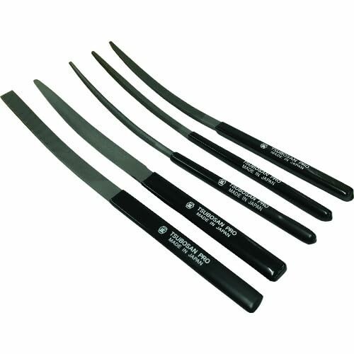 ツボサン(Tsubosan) プロヤスリ 舟型 5本組 セット 中目 STS05-02