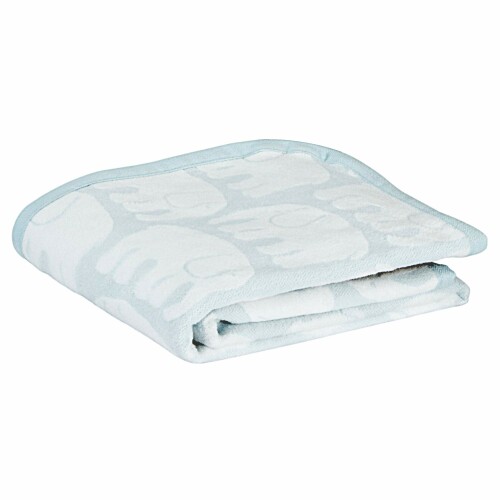 西川産業 東京西川 フィンレイソン 綿毛布 ベビー用 (85X115cm) ブルー フィンレイソン エレファンティ..