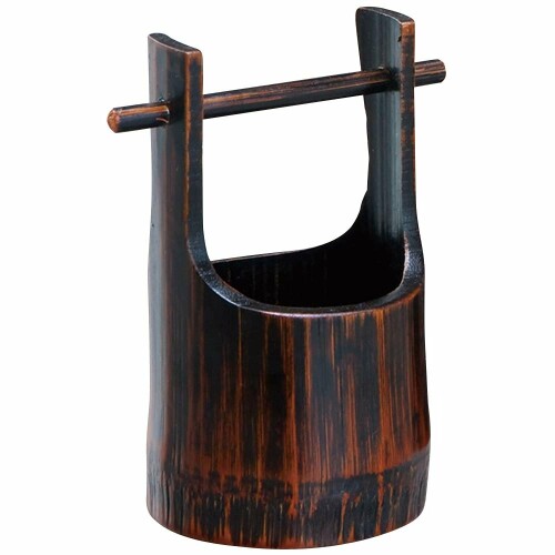 山下工芸(Yamasita craft) 日本製 研出ミニハツリ手桶 和食料理店の業務用の器として製作された手作りの天然素材製品です。食卓の演出用として、ご使用いただけます。 自然素材が持つ温かみを形にして届ける「上質な日常」。竹・木など・...