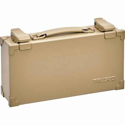 トラスコ中山(TRUSCO) トランク型工具箱 ライトサンド W270×D145×H70mm CT-260-LS