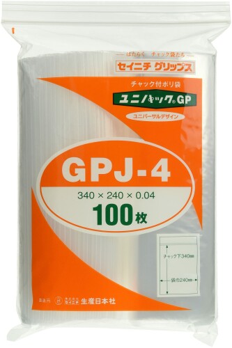 ユニパックGP J-4(340X240MM)100マイ