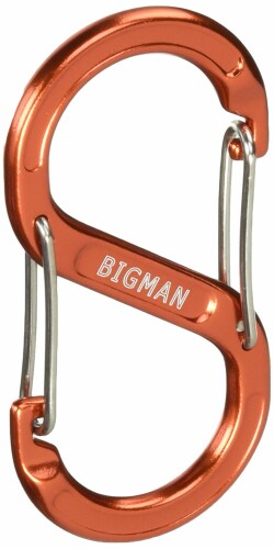 ビッグマン Bigman カラビナ CARABINER 80mm AFC6-8OR オレンジ