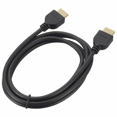 オーム(OHM) ハイスピードHDMIケーブル 1.5m 4K イーサネット対応 VIS-C15KE-K 05-...