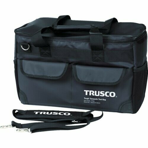 TRUSCO(トラスコ) TOUGH ターポリンツールバッグ 黒色 TTBABK