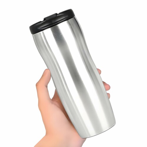 MYEEDA タンブラー 蓋付き こぼれない ステンレス コーヒー タンブラー 500ml 大容量 コーヒー用水筒 洗いやすい 真空断熱プレゼント 車 ステンレスビール 手を入れて洗える水筒 コンビニ