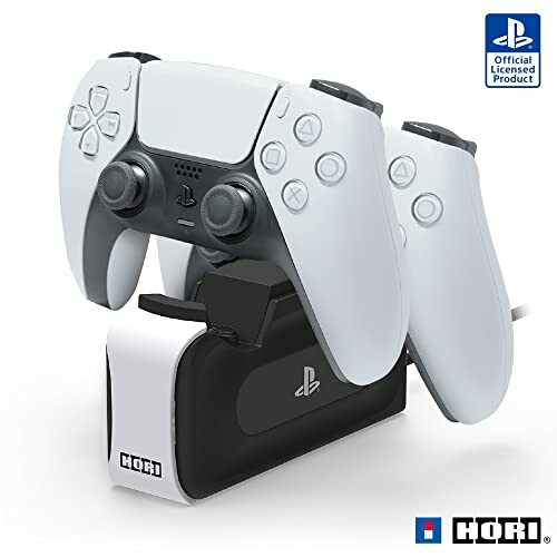 PS5対応DualSenseTMワイヤレスコントローラー専用 充電スタンドダブル for PlayStation(R)5SONYライセンス商品