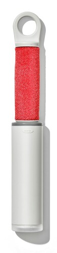 OXO(オクソー) 繰り返し使えて ごみ処理 簡単 コンパクト ローラー クリーナー 毛 糸くず ほこり 取り レッド 縦35x横40x高さ175mm