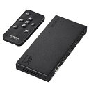 エレコム HDMI切替器 4K 60Hz 4入力1出力 リモコン付き PS5・4 / Nintendo Switch/Fire TV Stick 他 DH-SW4KB41BK/E(2)