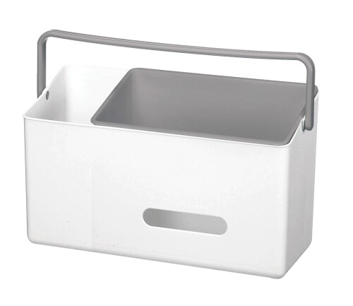 ライクイット(like-it) ハンドル付き おむつストッカー ベビーベッド 掛けて使える ベビーケア収納 幅39x奥18.2x高22.2cm グレー 日本製 本体サイズ:幅39×奥行18.2×高さ22.2cm 生産国:日本 材質:本体・ト...