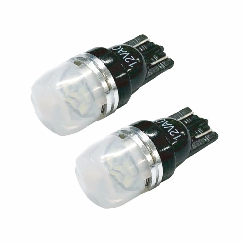 アークス(Axs) T10 LEDポジション 6灯 高輝度SMD使用 10000K 34lm ワイド発光 ホワイト DC12V 2球入り GRX-705