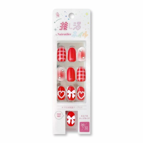 Nairutiler(ネイルティア) 推し活ネイルチップ NRO-07 (30枚 / 12サイズ)