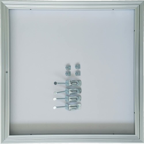 トラスコ中山(TRUSCO) アルミ天井点検口 シルバー 450×450mm AT-4545