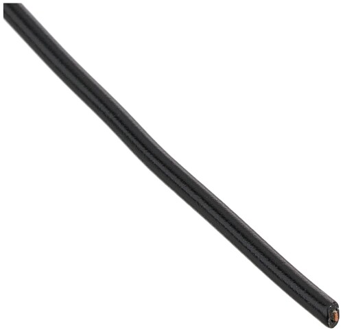 協和ハーモネット 耐熱通信機器用ビニル電線 H-PVC 0.65mm 10m 黒