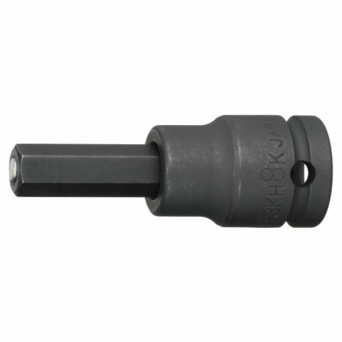 トネ(TONE) ヘキサゴンソケット(マグネット付) 3KH-08K 差込角9.5mm(3/8") 二面幅8mm