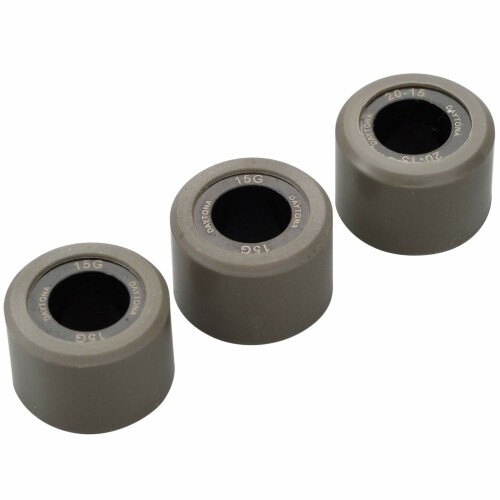 デイトナ(Daytona) バイク用 DWR ウエイトローラー [ファイ]20×15mm 15.0g 方向指定なし 3個セット 90513