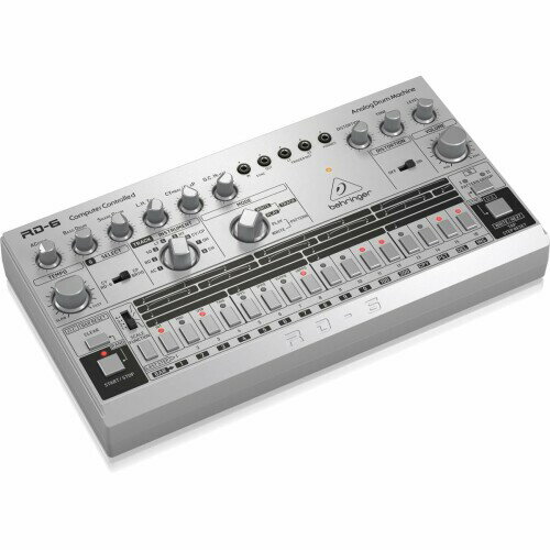 Digital Recording Tools - Behringer アナログドラムマシン USB/DIN MIDI対応 16ステップシーケンサー アナログディストーション搭載 RD-6-SR シルバー