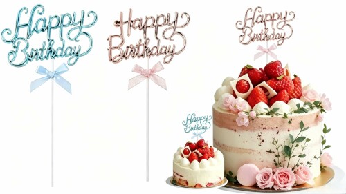 ケーキトッパー Happy Birthday ハッピーバースデー ケーキ挿入カード ケーキピック ケーキ飾り キラキラ 可愛い 2枚セット 誕生日 記念日 お祝い バースデーパーティー 装飾用品 (ピンク＋ブルー) 【安全な素材】環境に優しく健康的な原材料を使用しており、安全で無臭です。ケーキの材料と接触しても安心で、誕生日ケーキ作りのニーズを満たします。 【精巧な職人技】表面全体が丁寧に研磨され、滑らかで、角は丸みを帯び、バリがないため、繊細な手触りで、使用中にケーキの表面を傷つける心配もありません。 【洗練されたデザイン】光沢のあるグリッターの質感とリボンの装飾が、トレンディで洗練された印象を与え、目を引く雰囲気を演出し、ケーキをより一層引き立てます。 【サイズ】各ピースのサイズは約12×20cmです。2個セットなので、ほとんどの標準的なバースデーケーキにフィットし、安定して飾ることができます。 【多用途なデコレーション】定番の「Happy Birthday」レタートッパーは、誕生日パーティー、記念日、お祝いの宴会など、様々なシーンで活躍する万能なケーキデコレーションです。 " このハッピーバースデーケーキトッパーセットは、約12×20cmの2個入りで、誕生日や記念日のお祝いに欠かせないケーキデコレーションです。 1. 環境に優しく安全な素材を使用しており、原材料に刺激臭がないため、クリームやケーキ生地などに直接触れても安全です。 2. 丁寧に研磨されたエッジは滑らかで丸みを帯びており、バリがありません。繊細で滑らかな手触りで、ケーキに差し込む際に表面を傷つけることなく、ケーキの形を美しく保ちます。 3. キラキラとした質感と小さなリボンが、洗練されたスタイリッシュな印象を与え、目を引く輝きを放ちます。ケーキデコレーションとして、ケーキの主役をしっかりと支え、シンプルなデザインがケーキのスタイルを格上げし、ロマンチックなパーティーの雰囲気を演出します。 4. 各アイテムのサイズは12×20cmで、市販のほとんどのバースデーケーキに適しています。しっかりとした差し込み構造により、差し込んだ後に倒れたり傾いたりする心配はありません。 2個セットで、複数のケーキデコレーションのニーズに対応できます。 5. クラシックなバースデー文字デザインは、普段の誕生日パーティーのケーキデコレーションだけでなく、記念日、誕生日のお祝い、各種祝宴のデザートデコレーションにも最適です。汎用性と実用性を兼ね備えた、お菓子作りのデコレーションに欠かせないアイテムです。 " 商品コード34082322745商品名ケーキトッパー Happy Birthday ハッピーバースデー ケーキ挿入カード ケーキピック ケーキ飾り キラキラ 可愛い 2枚セット 誕生日 記念日 お祝い バースデーパーティー 装飾用品 (ピンク＋ブルー)型番DGZSサイズ20cm x 12cmカラーピンク＋ブルー※他モールでも併売しているため、タイミングによって在庫切れの可能性がございます。その際は、別途ご連絡させていただきます。※他モールでも併売しているため、タイミングによって在庫切れの可能性がございます。その際は、別途ご連絡させていただきます。