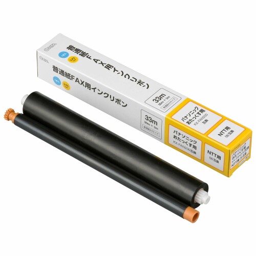 普通紙FAXインクリボン S-P3タイプ 1本入 33m_OAI-FPC33S 01-3864 オーム電機