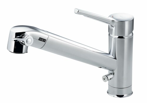 樂天商城 - LIXIL(リクシル) INAX キッチン用 浄水器内蔵シングルレバー混合水栓 エコハンドル 凍結防止水抜き仕様 RJF-871YN