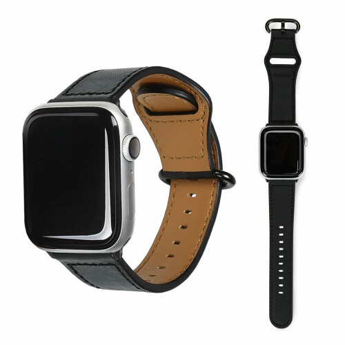 EGARDEN Apple Watch 40mm/38mm用 GENUINE LEATHER STRAP ブラック