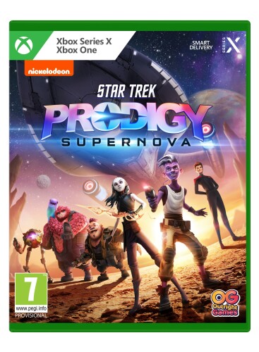 Star Trek Prodigy: Supernova (Xbox One) JOIN STARFLEET ? Play as Dal R’El and Gwyndala and rescue their scattered crew. Play solo or in the 2-player cooperative mode in this exciting action-adventure. After the Protostar picks up strange readings from a dying star, Dal R’El and Gwyndala must race against time to save their friends, their ship, new alien species and an entire planetary system before a supernova destroys them all! Using their unique skills to overcome ingenious puzzles, endure hostile environments and battle deadly robot armies, Dal and Gwyn must save their captured crewmates Jankom Pog, Rok-Tahk, Zero and Murf. But they soon discover a deadly new enemy, one that will stop at nothing to destroy the Protostar and change the very course of history! 商品コード34059752075商品名Star Trek Prodigy: Supernova (Xbox One)型番5060528038379※他モールでも併売しているため、タイミングによって在庫切れの可能性がございます。その際は、別途ご連絡させていただきます。※他モールでも併売しているため、タイミングによって在庫切れの可能性がございます。その際は、別途ご連絡させていただきます。