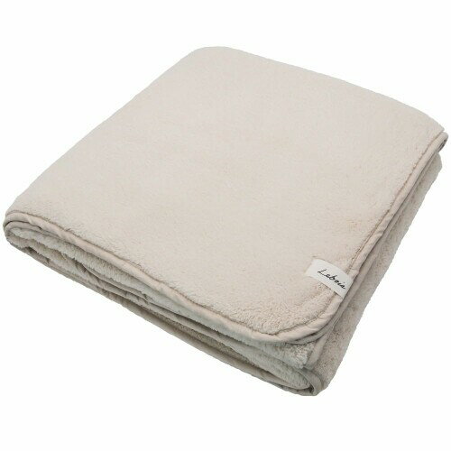 ダイカイ ルボア ブランケット S L おしゃれ かわいい 北欧 ナチュラル ひざ掛け 膝掛け フリース 軽量 あったか ふんわり アイボリー W150×H200cm 322533