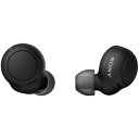 ソニー(SONY) 完全ワイヤレスイヤホン WF-C500 : /軽量小型5.4g/高精度通話品質/簡単ペアリング/IPX4防滴性能/ブラック WF-C500 BZ(2)