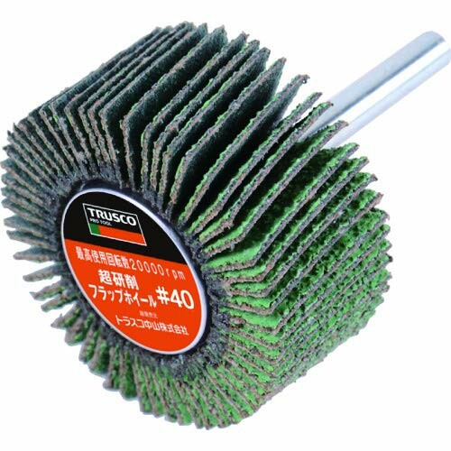 Rakuten - TRUSCO(トラスコ) 超研削フラップホイール 外径60X幅25X軸径6#Z40 5個入 HF6025Z-40