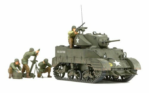 タミヤ(TAMIYA) 1/35 ミリタリーミニチュアシリーズ No.313 アメリカ陸軍 軽戦車 M5A1 ヘッジホッグ 追..