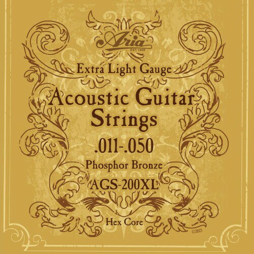 ARIA アリア Acoustic Guitar フォークギター弦 Extra Light エクストラライト フォスファーブロンズ AGS-200XL フォスファー・ブロンズ .011/.015/.023/.030/.039/.050 ハイクオリティな弦をバリュー ■プライスで実現したAriaproII/Aria弦 6角芯を採用 アコースティックギター弦 商品コード34075364077商品名ARIA アリア Acoustic Guitar フォークギター弦 Extra Light エクストラライト フォスファーブロンズ AGS-200XL型番7C28サイズExtra Light※他モールでも併売しているため、タイミングによって在庫切れの可能性がございます。その際は、別途ご連絡させていただきます。※他モールでも併売しているため、タイミングによって在庫切れの可能性がございます。その際は、別途ご連絡させていただきます。