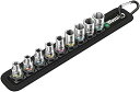WERA ヴェラ 差込角1/4DR 9点組ZYKLOPソケットセット 003883