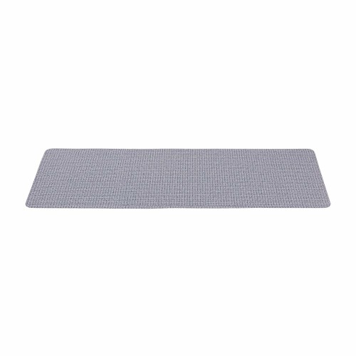 ベストコ キッチンマット 拭ける PVC テキスタイル調 ツイードブルー 45×120cm ND-6282 はっ水 抗菌 3