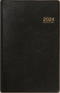 高橋 手帳 2024年 4月始まり ウィークリー ビジネス手帳 1 黒 No.800