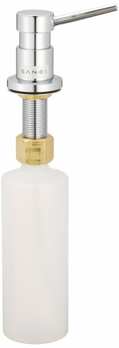 SANEI(サンエイ) ソープディスペンサー プッシュ式 洗面台取り付け 300cc W170