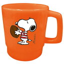 大西賢製販 PEANUTS プラスチックマグ OR FOOTBALL PA-524
