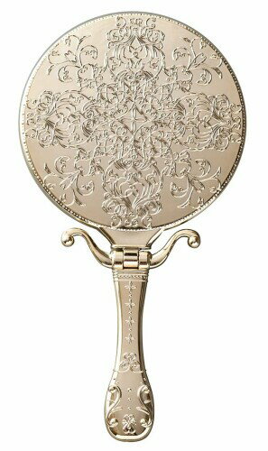 ヤマムラ トゥウインクルハンドミラー Y-1505 ゴールド