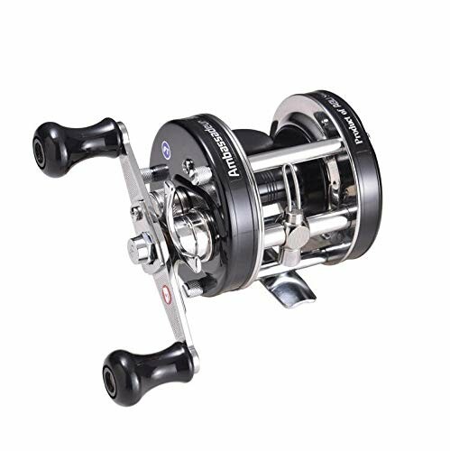 AbuGarcia (アブガルシア) アンバサダー (Ambassadeur) 5600CA ファクトリーチューン ブラック 右巻き クラッチタイプ ダブルハンドル バス ライギョ ナマズ トップウォーター丸形リール