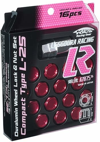KYO-EI(協永産業) LEGGDURA RACING ショート M12×P1.5 ガンメタ KIL16G