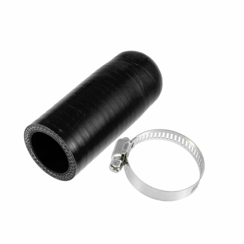 ACROPIX 耐熱耐油 内径28mm 長さ80mm 厚さ5mm ブラック ホースバンド付属 密封強化 車両用汎用 エアポート対応