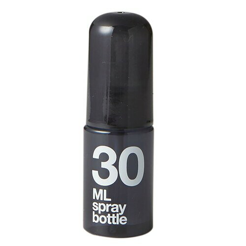 スプレーボトル 30ml 持ち運び 詰め替え 旅行 Number ブラック 日本製 20-459300