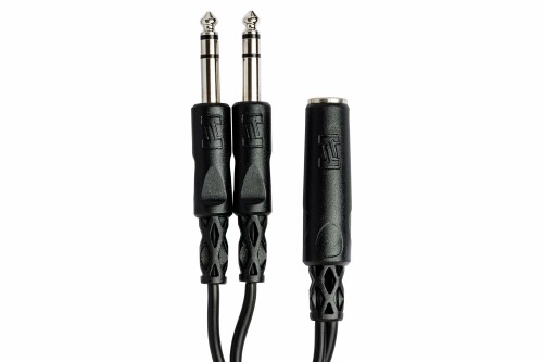 Hosa YPP-308 ステレオフォンメス-ステレオフォンオス×2 Yケーブル